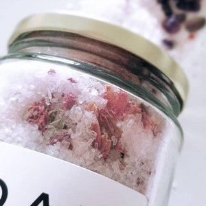 Salt Soak with Crystals, The Wild Spirit Mission BC  Jar Detail
