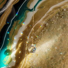 Load image into Gallery viewer, Wild Spirit Full Moon Crystal Pendulum / Rainbow Maker
